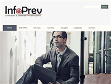 Tablet Screenshot of infoprev.com.br